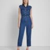 7 For All Mankind Denim Lustre Sleeveless Balloon Jumpsuit In Dark Indigo -Sleek Fit Style 05a5477c25ce18a6cbd47ab9269e21e7