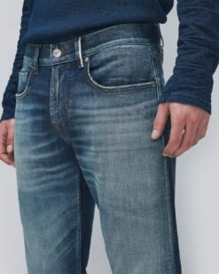 7 For All Mankind Selvedge Slimmy Tapered In Bounder -Sleek Fit Style 18cdac02da9a245534a5d1cfa5b18b9c