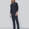 7 For All Mankind Luxe Performance Slimmy Tapered Chino In Sateen Navy -Sleek Fit Style 1a071f686d1ed5861fabcbf049241023