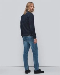 7 For All Mankind Stretch Tek Perfect Trucker Jacket In Native -Sleek Fit Style 21855cb04f8d6c0ed3c2da464b2c9a50