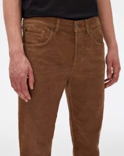 7 For All Mankind Slimmy Tapered Corduroy In Camel -Sleek Fit Style 228ffa0ebce80a81b08f91dcf28fa36a