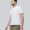 7 For All Mankind Luxe Performance Tee In White -Sleek Fit Style 297d52c4a579ec42145b3b049c4fe767
