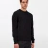 7 For All Mankind Cashmere Crew In Black -Sleek Fit Style 2bba6d362de20bfec3d54ecc2aed779f