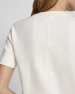 7 For All Mankind Everyday Crew Neck Tee In Antique White 8 7 For All Mankind Everyday Crew Neck Tee In Antique White -Sleek Fit Style 3397f123ee97945c2046db4087198fc2