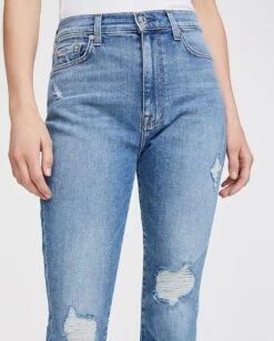 7 For All Mankind High Waist Ankle Skinny In Sloane Vintage -Sleek Fit Style 3a4ca91edb5cc2e3005d5df4322db7cb