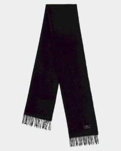 7 For All Mankind Cashmere Blend Scarf In Black