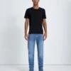 7 For All Mankind The Straight In Tenno Blue -Sleek Fit Style 492efb2a914cb4fe87039b3457e2bb83