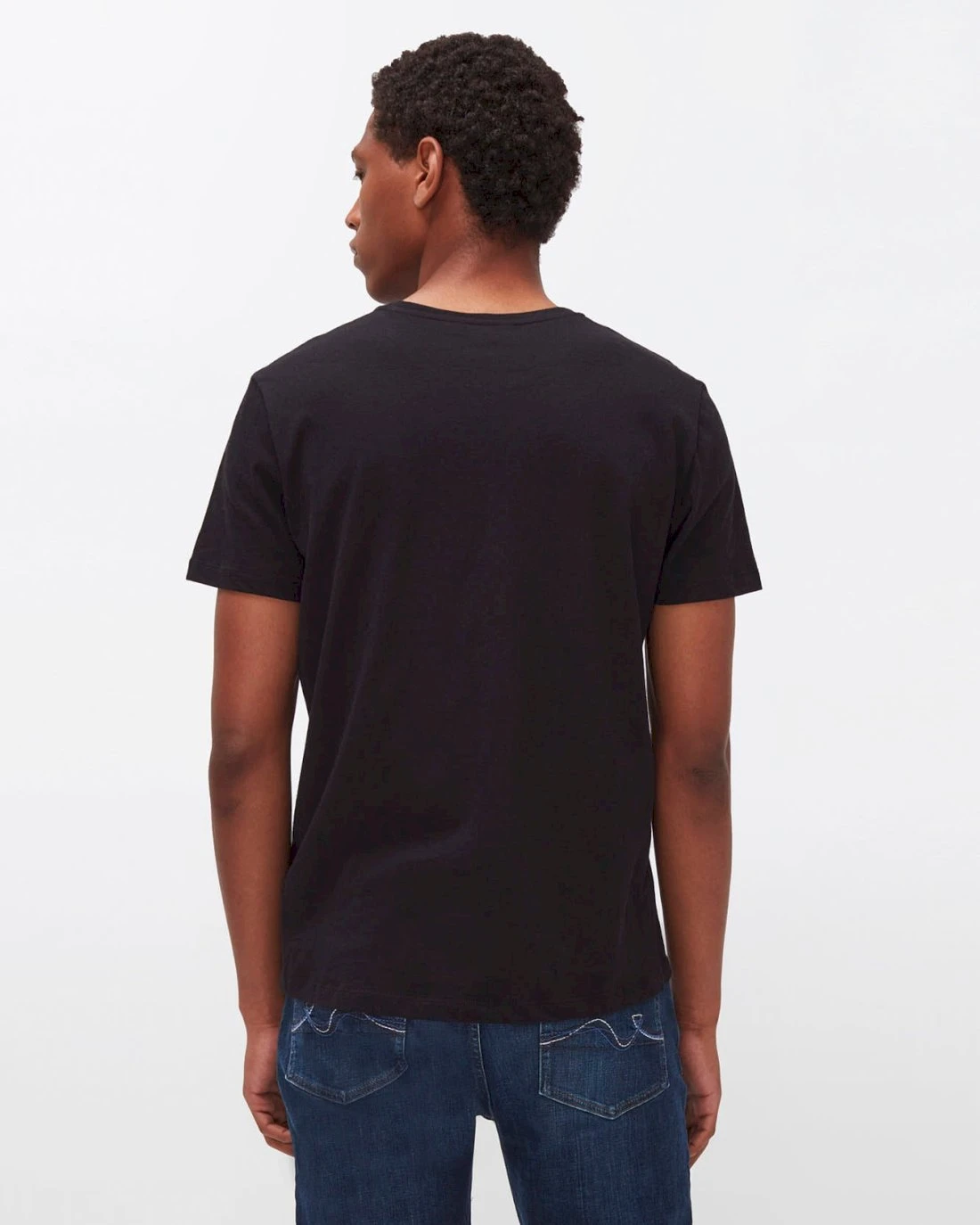 7 For All Mankind Cashmere Blend Tee In Black 6 7 For All Mankind Cashmere Blend Tee In Black - Image 4