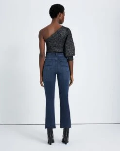 7 For All Mankind Slim Illusion High Waist Slim Kick In Alleyway -Sleek Fit Style 53e38e10b70be230cc7f76d4dd14b6b0