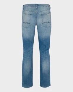 7 For All Mankind Luxe Performance Slimmy In New River -Sleek Fit Style 5b4a6b788fdc2b56bd2b58732e703a36