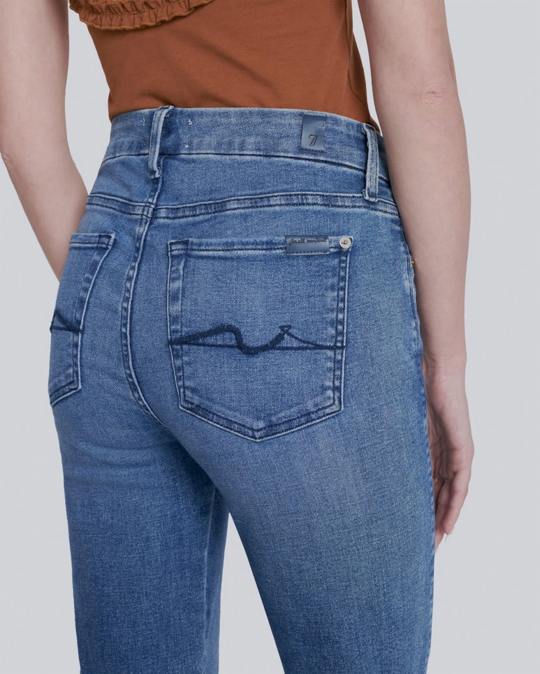 7 For All Mankind Kimmie Straight In Dulce 6 7 For All Mankind Kimmie Straight In Dulce - Image 4