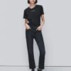 7 For All Mankind Slim Illusion High Waist Slim Kick In Savage -Sleek Fit Style 68b68b337a8170dc7a8f0874423d75e5