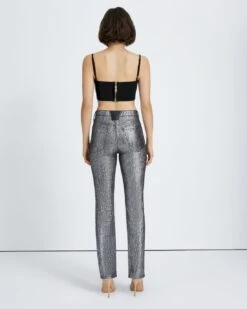 7 For All Mankind Easy Slim In Foil Dots -Sleek Fit Style 6926a75809bd71d262519aa54d89eb25