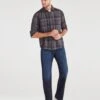 7 For All Mankind Austyn Relaxed Straight In Los Angeles Dark -Sleek Fit Style 6bb383cac5641814892c3812f8a3079e