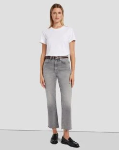 7 For All Mankind Skinny Leather Western Belt In Dark Brown -Sleek Fit Style 7A653641 DBR 4