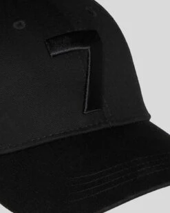 7 For All Mankind Baseball Cap In Black -Sleek Fit Style 7ASM5450 BLK 10