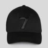 7 For All Mankind Baseball Cap In Black -Sleek Fit Style 7ASM5450 BLK 9