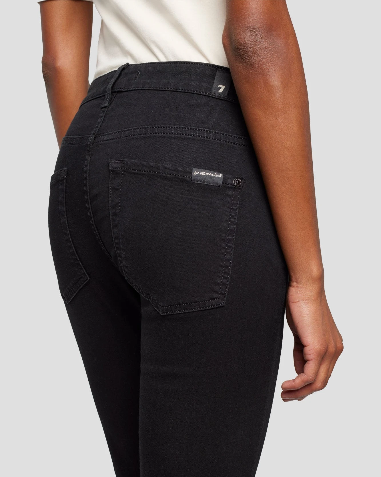 7 For All Mankind B(air) Kimmie Bootcut In Rinsed Black 5 7 For All Mankind B(air) Kimmie Bootcut In Rinsed Black - Image 3