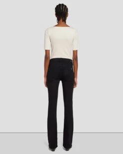 7 For All Mankind B(air) Kimmie Bootcut In Rinsed Black 11 7 For All Mankind B(air) Kimmie Bootcut In Rinsed Black -Sleek Fit Style 7E033C43 RNS 4