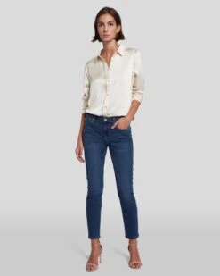 7 For All Mankind B(air) Ankle Skinny In Duchess -Sleek Fit Style 7E035C44 DWA 6
