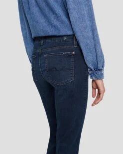 7 For All Mankind B(air) Kimmie Straight In Rinsed Indigo -Sleek Fit Style 7E042C44 INR 5
