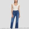 7 For All Mankind Slim Illusion High Waist Slim Kick In Highline -Sleek Fit Style 7E063C12 HGL 1