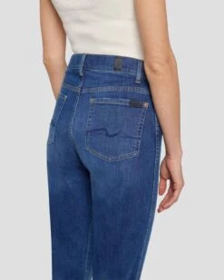 7 For All Mankind Slim Illusion High Waist Slim Kick In Highline -Sleek Fit Style 7E063C12 HGL 5