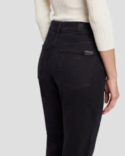 7 For All Mankind Embellished Riley Sneaker Boot In Noir -Sleek Fit Style 7E074A20 NOI 0490 D2