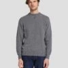 7 For All Mankind Cashmere Crew Sweater In Heather Grey 1 7 For All Mankind Cashmere Crew Sweater In Heather Grey -Sleek Fit Style 7M001209 HEA 1