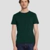 7 For All Mankind Featherweight Tee In Hunter Green -Sleek Fit Style 7M211P11 HUG 1