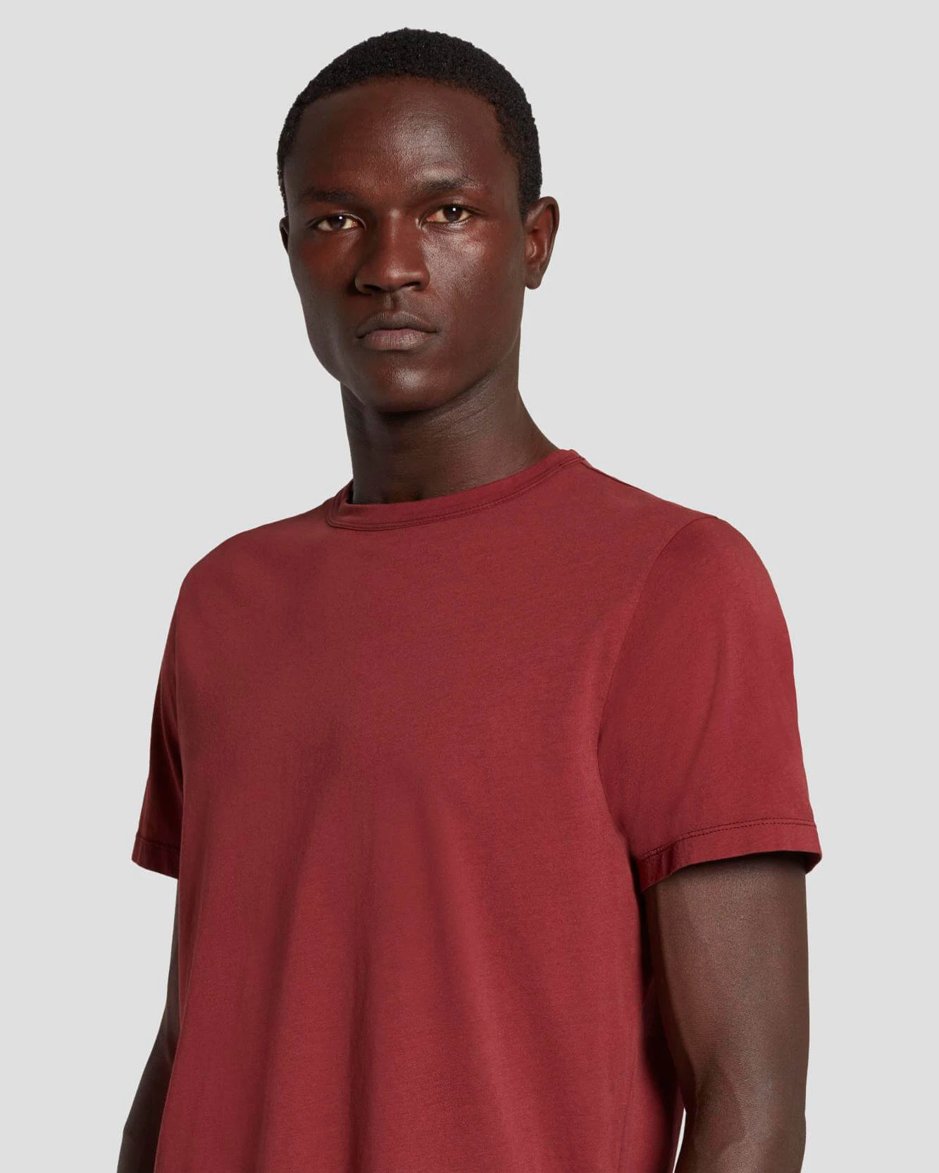 7 For All Mankind Featherweight Tee In Mulberry 7 7 For All Mankind Featherweight Tee In Mulberry - Image 5