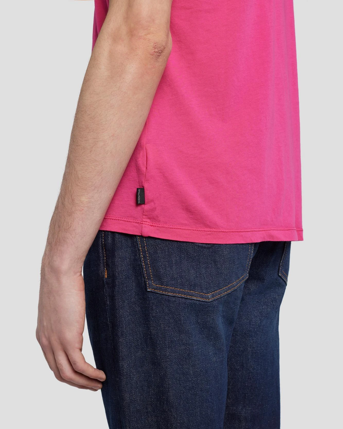 7 For All Mankind Featherweight Tee In Raspberry 7 7 For All Mankind Featherweight Tee In Raspberry - Image 5
