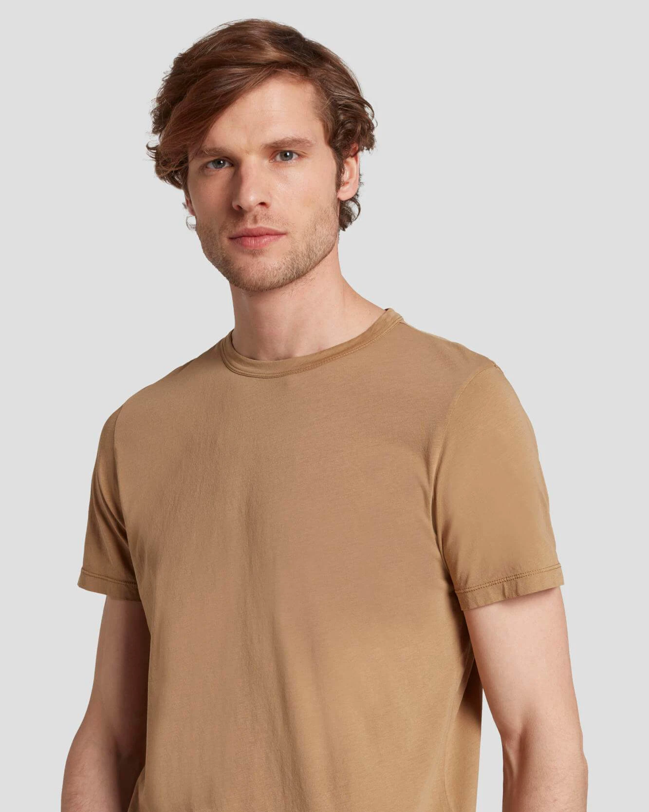 7 For All Mankind Featherweight Cotton Tee In River Bed 4 7 For All Mankind Featherweight Cotton Tee In River Bed - Image 2