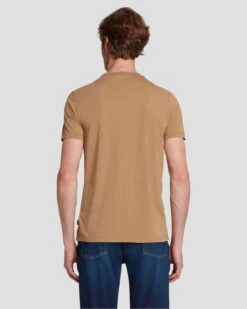 7 For All Mankind Featherweight Cotton Tee In River Bed 11 7 For All Mankind Featherweight Cotton Tee In River Bed -Sleek Fit Style 7M211P11 RVB 4