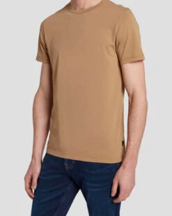 7 For All Mankind Featherweight Cotton Tee In River Bed 12 7 For All Mankind Featherweight Cotton Tee In River Bed -Sleek Fit Style 7M211P11 RVB 5