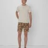 7 For All Mankind Cutoff Shorts In Camo -Sleek Fit Style 7M244C82 TCM 01