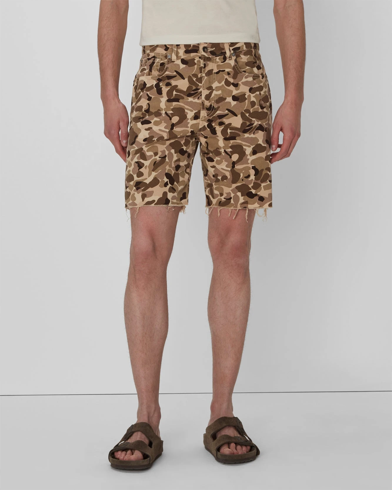 7 For All Mankind Cutoff Shorts In Camo 4 7 For All Mankind Cutoff Shorts In Camo - Image 2