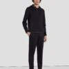 7 For All Mankind Dynamic Luxe Chino In Black -Sleek Fit Style 7M809D37 BLK 1