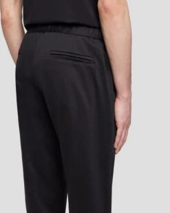 7 For All Mankind Dynamic Luxe Chino In Black -Sleek Fit Style 7M809D37 BLK 5