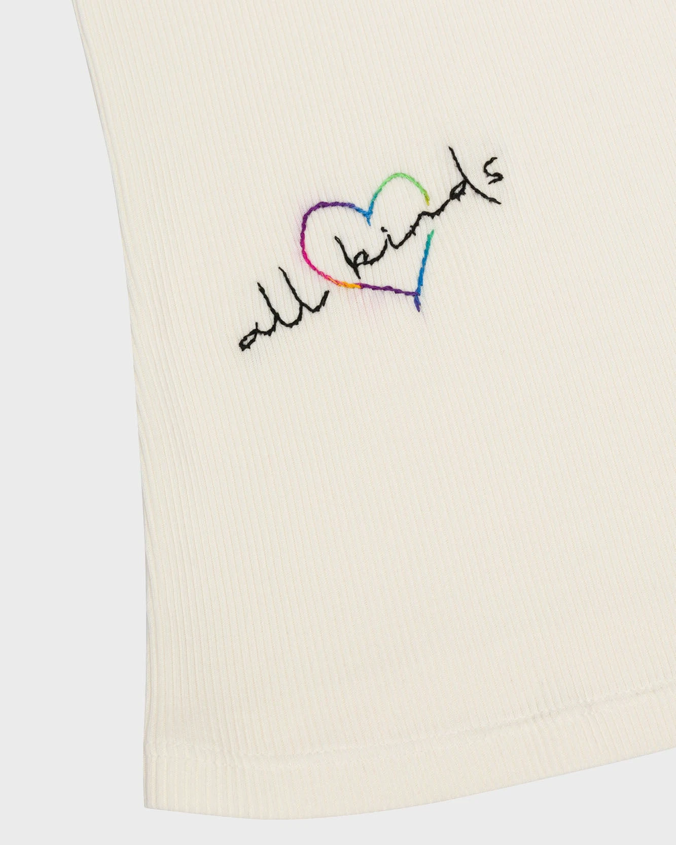 7 For All Mankind ALL KINDS Racerback Tank In Ivory 4 7 For All Mankind ALL KINDS Racerback Tank In Ivory - Image 2