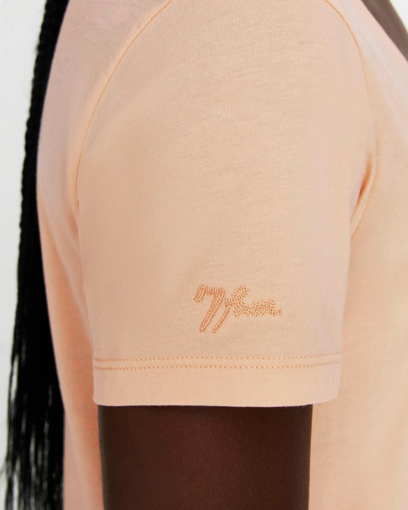 7 For All Mankind Pima Cotton Easy V-Neck Tee In Prairie Sunset 5 7 For All Mankind Pima Cotton Easy V-Neck Tee In Prairie Sunset - Image 3