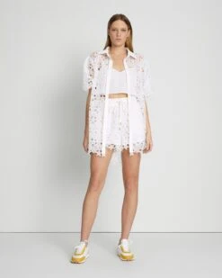 7 For All Mankind Star Lace Button Up Tunic In Antique White 11 7 For All Mankind Star Lace Button Up Tunic In Antique White -Sleek Fit Style 7N813F11 ANW 1 27e5632c 8351 4818 aeae 3ed69984e758