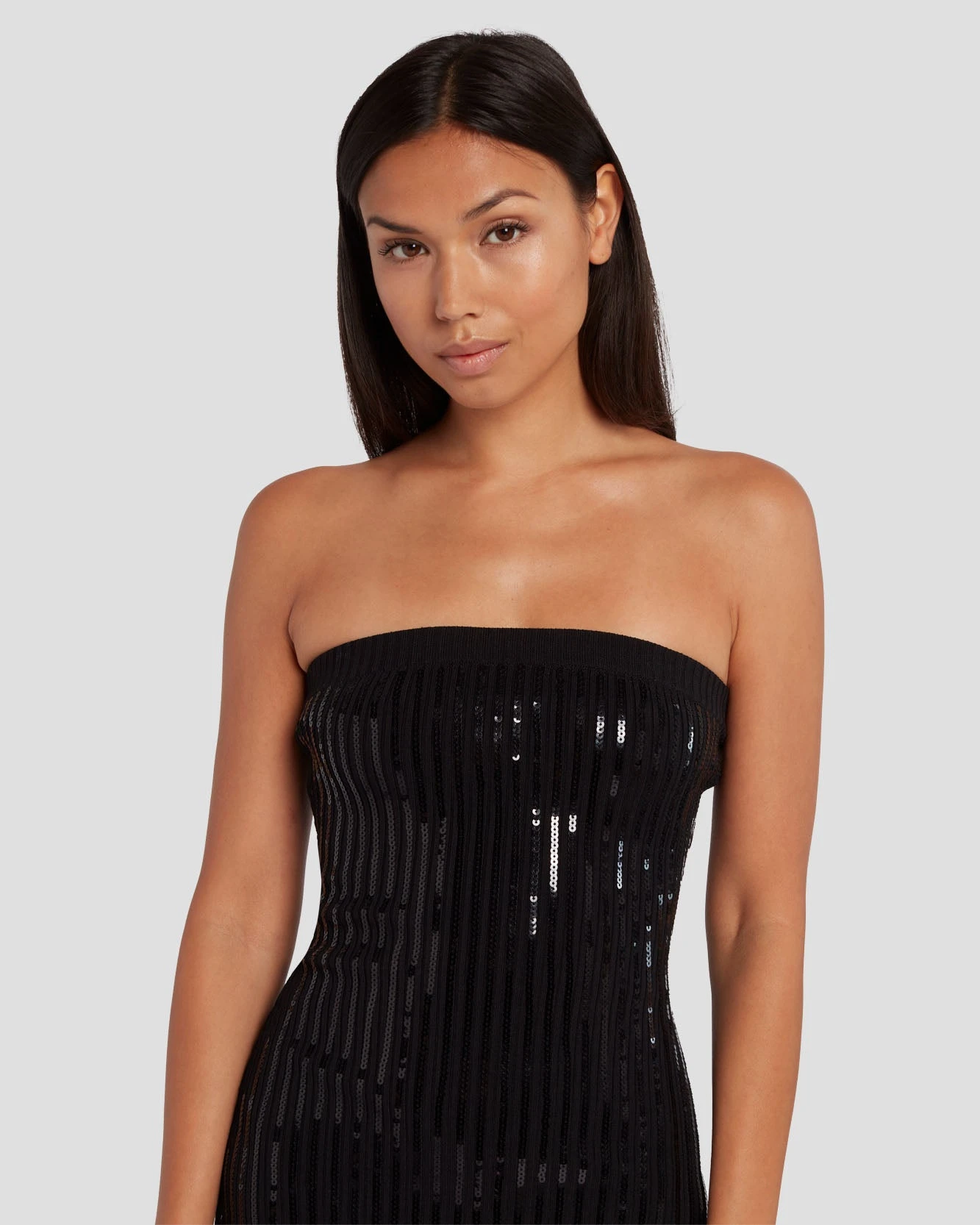 7 For All Mankind Sequin Bodycon Dress In Black 4 7 For All Mankind Sequin Bodycon Dress In Black - Image 2