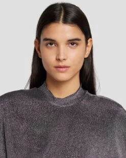 7 For All Mankind Party Dress In Gunmetal -Sleek Fit Style 7N831F40 GNM 3