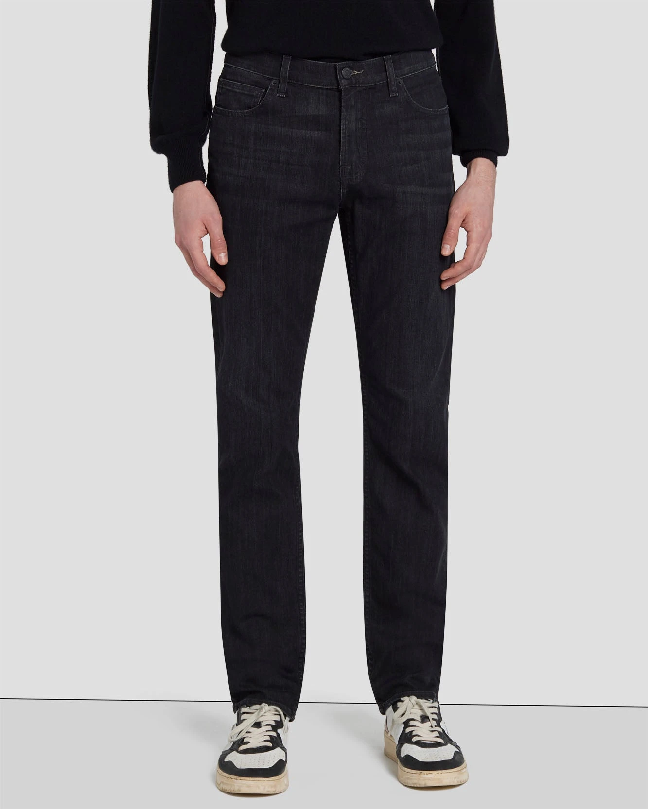 7 For All Mankind Airweft Slimmy In Blackburn 4 7 For All Mankind Airweft Slimmy In Blackburn - Image 2