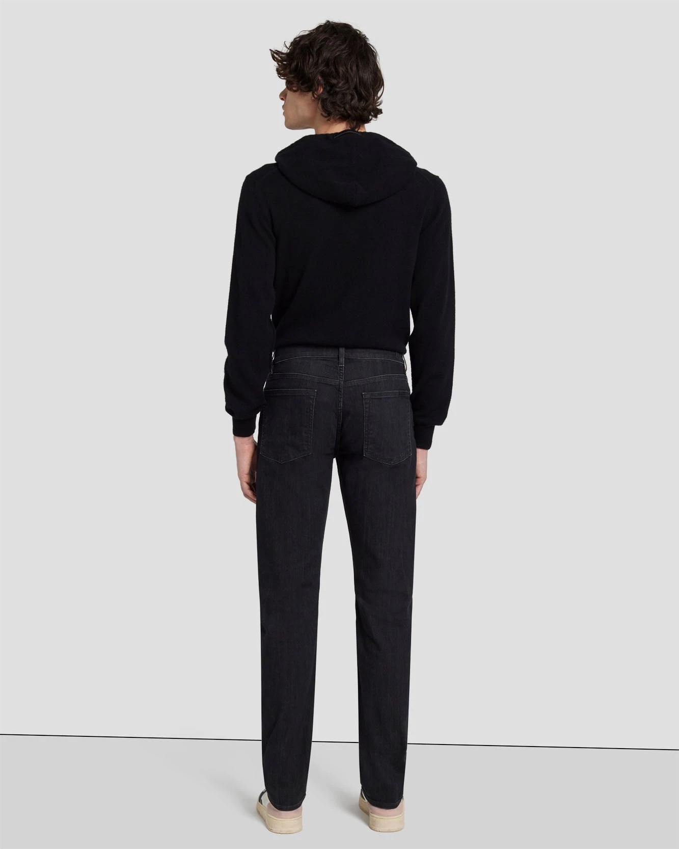 7 For All Mankind Airweft Slimmy In Blackburn 6 7 For All Mankind Airweft Slimmy In Blackburn - Image 4