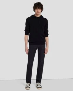 7 For All Mankind Airweft Slimmy In Blackburn 13 7 For All Mankind Airweft Slimmy In Blackburn -Sleek Fit Style 7T002030 BKU 6