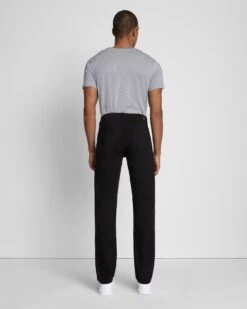 7 For All Mankind Luxe Performance Plus Slimmy In Black -Sleek Fit Style 7T002V60 BLK 4