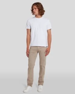 7 For All Mankind Luxe Performance Plus Slimmy In Shadow Grey -Sleek Fit Style 7T002V60 EGE 1