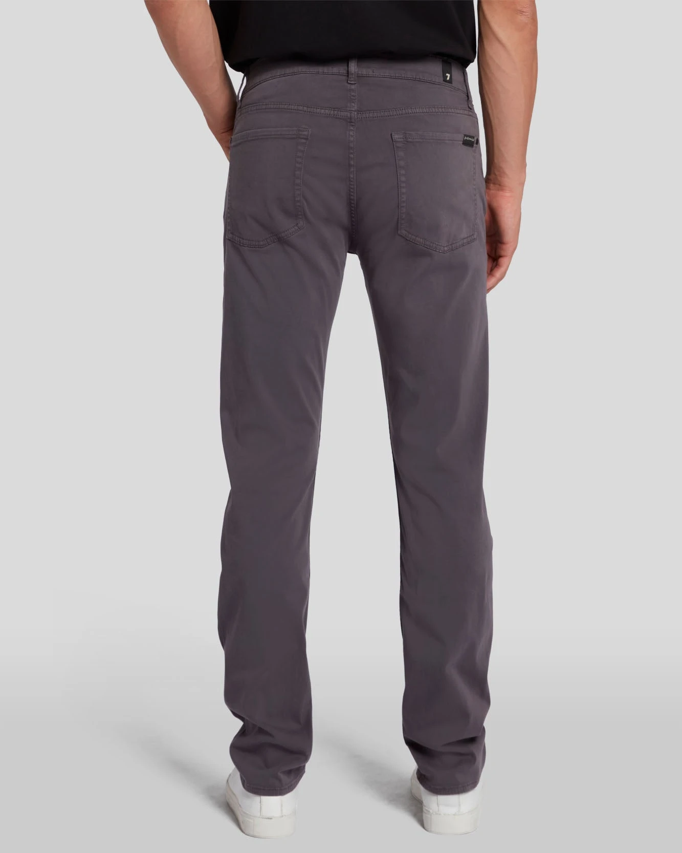 7 For All Mankind Luxe Performance Plus Slimmy In Gunmetal 6 7 For All Mankind Luxe Performance Plus Slimmy In Gunmetal - Image 4